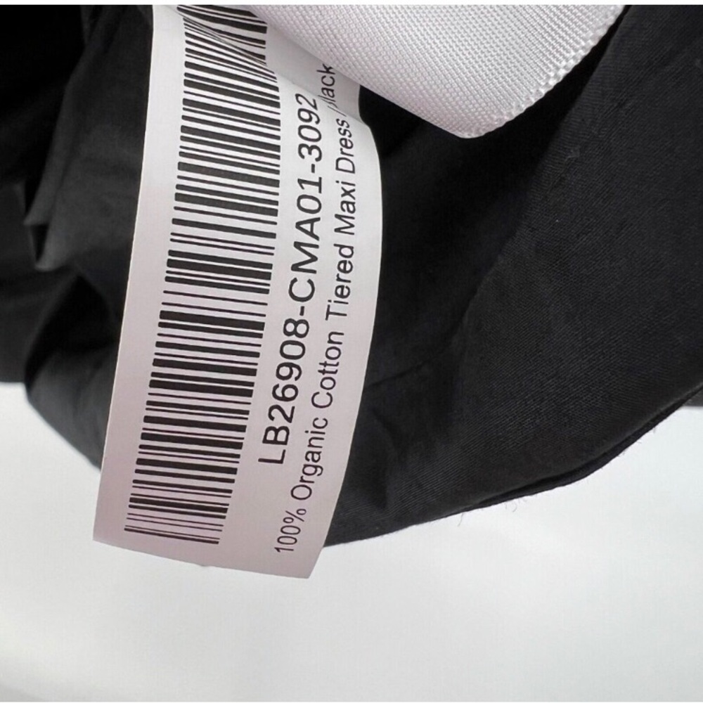 NWT Quince Smocked Tiered Organic Poplin Cotton Pocket Maxi Dress - Picture 12 of 13